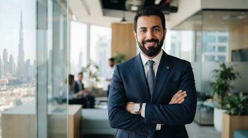 Professional middle eastern businessman