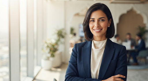 Professional middle eastern businesswoman