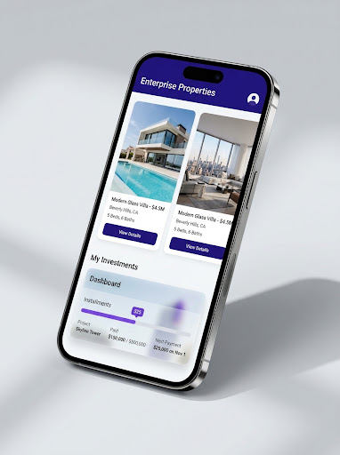 Aqarless App Interface